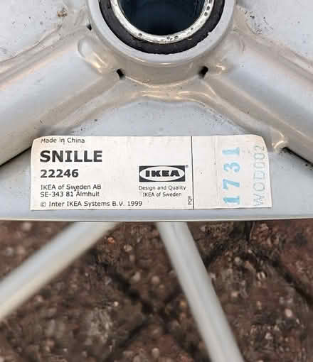 Photo of free Ikea SNILLE Swivel Chairs - Missing Seats (PL4) #3