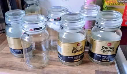 Photo of free 6 x douwe egberts jars (Union Park TR11) #1