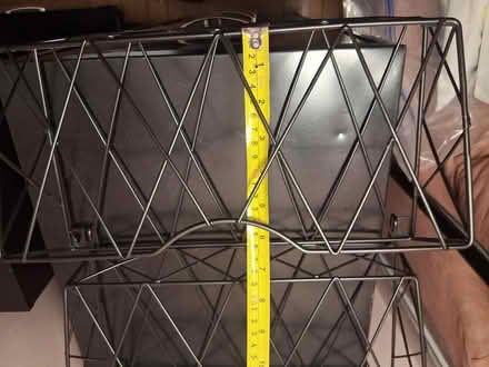 Photo of free Black Metal Wire Hanging Baskets (Upper Bronx NE/Lower Yonkers) #2