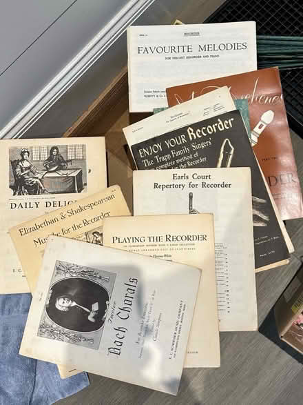 Photo of free Sheet Music for Recorder (Davis Square, Somerville) #1