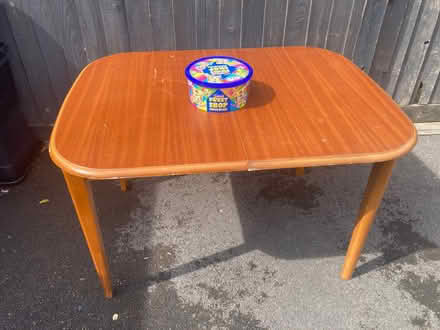 Photo of free Solid Wooden Folding Dining Table (Leigh Park BA13) #3