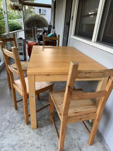 Photo of free Table and 4 chairs (Sierra Madre, CA) #1