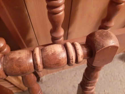Photo of free Antique twin bedframe and boxspring (Near Prospect and Cherry Hill) #4