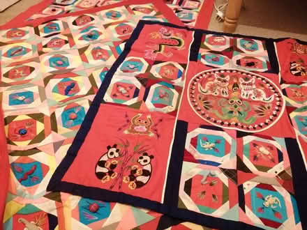 Photo of free 3 x patchwork wall hangings (Blakenall WS3) #1