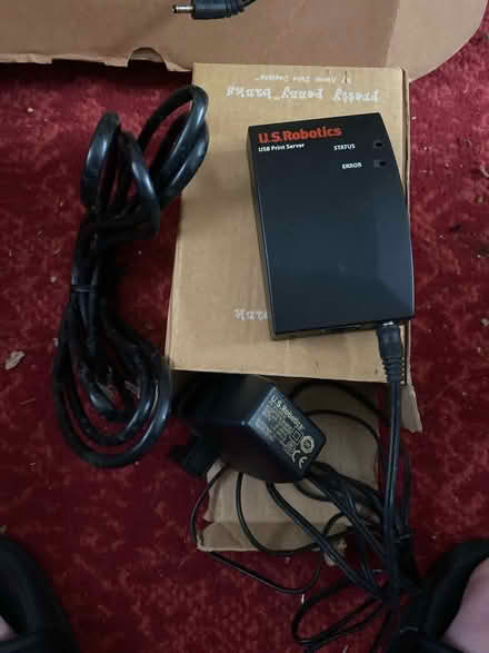 Photo of free Us robotics printer server (Beaumont LA1) #1
