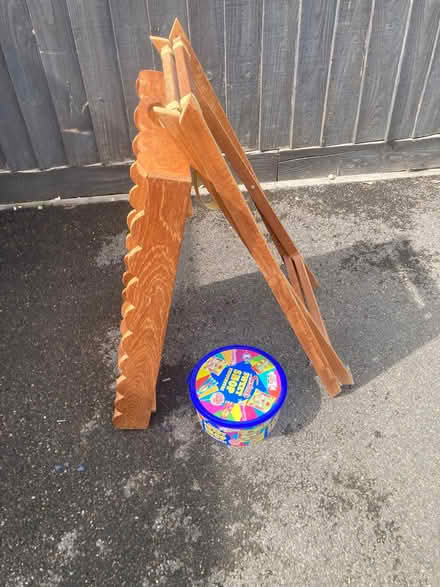 Photo of free Large Wooden Folding Tray (Leigh Park BA13) #2