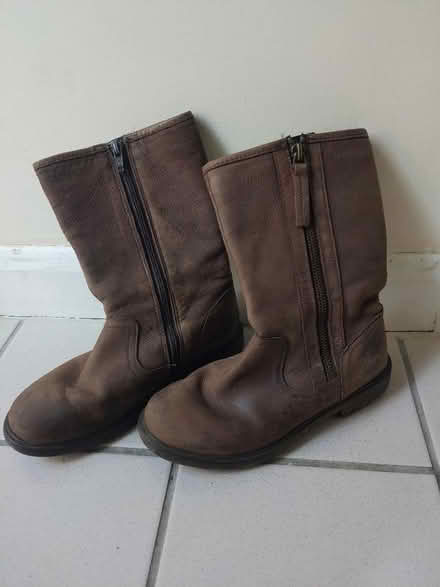 Photo of free Clarks kids brown boots 13.5 (New Marston OX3) #1