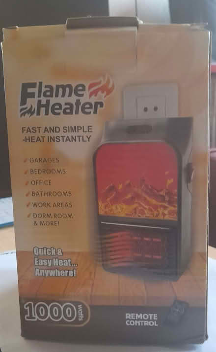 Photo of free Small 1000watts plug-in electric fan heater. (Central Blackburn BB1) #1
