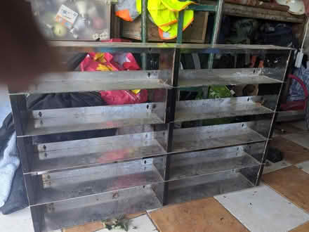 Photo of free Stainless steel and wood shelves (Peacehaven) #1