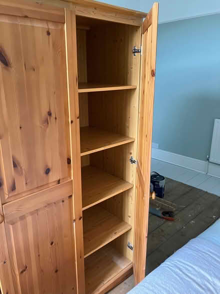 Photo of free Large pine & MDF wardrobe (Hillsborough S6) #2