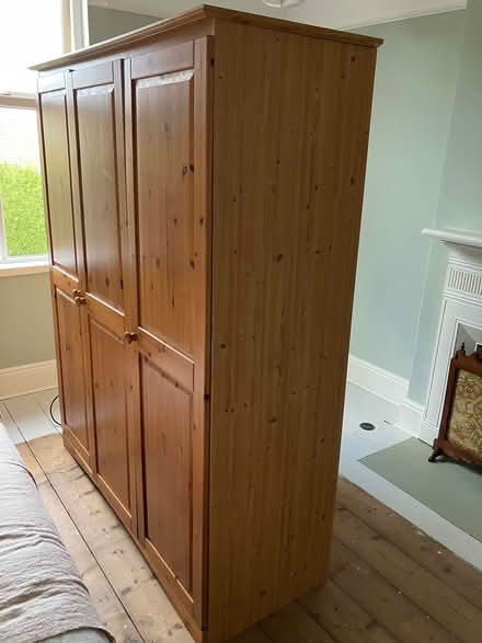 Photo of free Large pine & MDF wardrobe (Hillsborough S6) #1