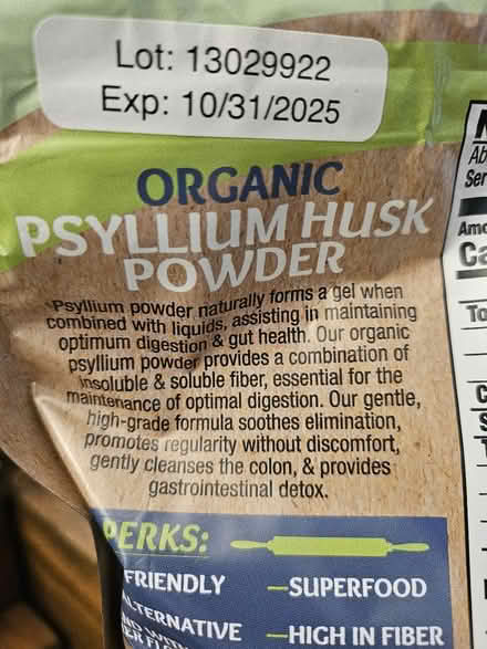 Photo of free Organic Psyllium Powder (Boca Raton West) #3