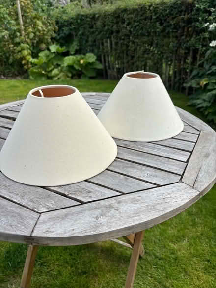Photo of free 2 Small Lampshades (Hornby LA2) #1