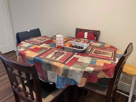 Photo of free Counter height dining table+chairs (Orchard Glen Apartments) #1