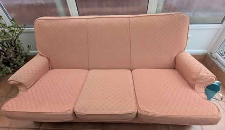 Photo of free 3 seater sofa with removable covers (Potters Bar EN6) #1