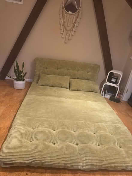 Photo of free Green Futon Couch (4912 S 28th Street, Arlington) #1