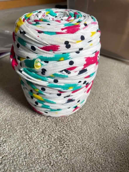 Photo of free Fabric yarn (Golden Green TN11) #1