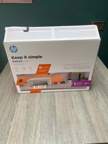 Photo of free HP Deskjet 2710e Printer. Comes in box. Good condition. (Southsea PO4) #1