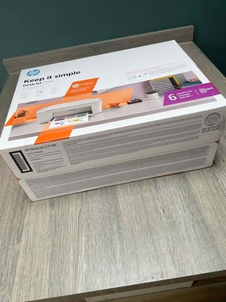 Photo of free HP Deskjet 2710e Printer. Comes in box. Good condition. (Southsea PO4) #2