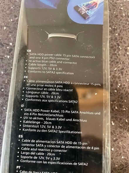 Photo of free SATA HDD power adapter latch cable in south bristol (Bishopsworth BS13) #3