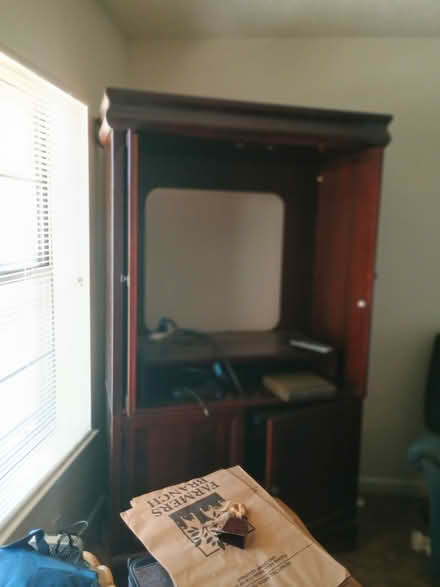 Photo of free Entertainment center (North Bell near Sherman, Dentn) #1