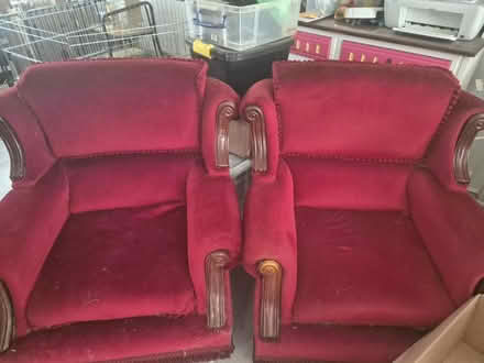 Photo of free 2 armchairs (Sutton Heath Road) #1