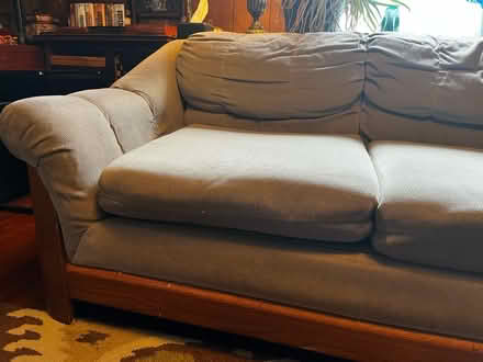 Photo of free Couch/ pullout bed (Clinton St 1st ward Binghamton) #1