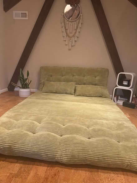 Photo of free Green Futon Couch (4912 S 28th Street, Arlington) #2