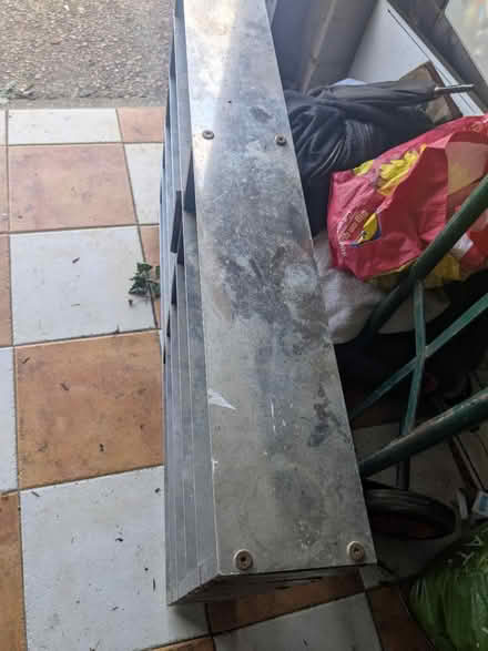 Photo of free Stainless steel and wood shelves (Peacehaven) #3
