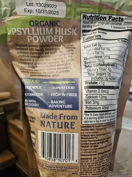 Photo of free Organic Psyllium Powder (Boca Raton West) #2