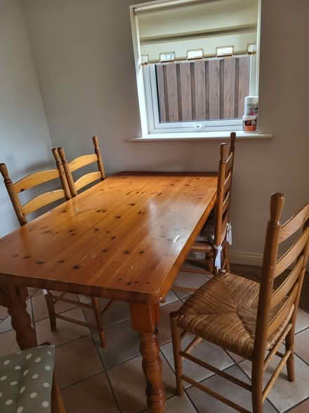 Photo of free Kitchen table and 4 chairs (Castleknock, Dublin 15) #3