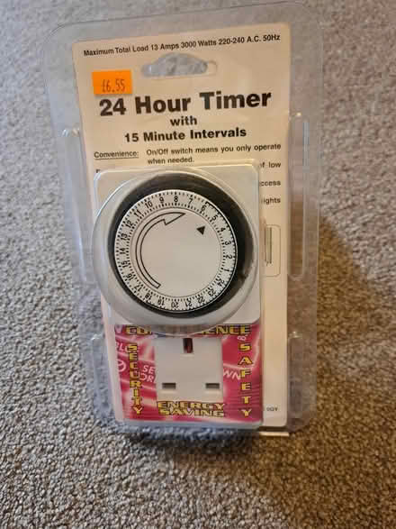 Photo of free Timer plug (Letchworth the Grange) #1