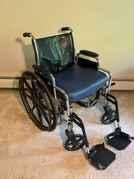 Photo of free Wheelchair with cushion & foot Rest (Rocky hill) #1
