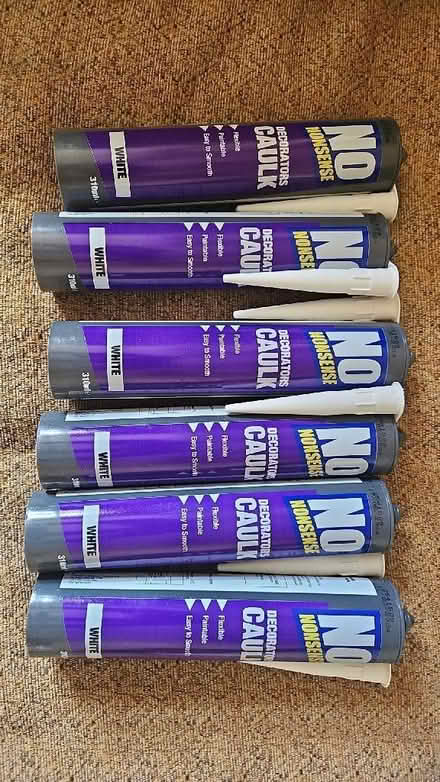 Photo of free 6 tubes of decorators caulk (Ryhill WF4) #1