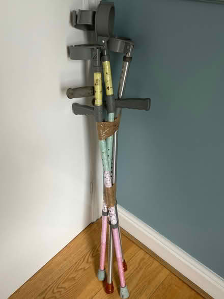 Photo of free 2 pairs of crutches (Willen Park MK15) #1