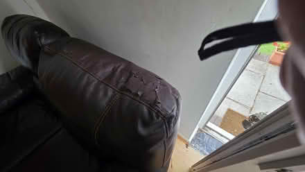 Photo of free sofa leather 2 seater (Southport PR8) #4
