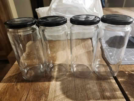 Photo of free Assorted sized glass jars (Orleans) #2