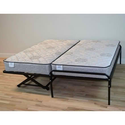 Photo of free Trundle bed set w/ mattresses (West Petaluma) #3