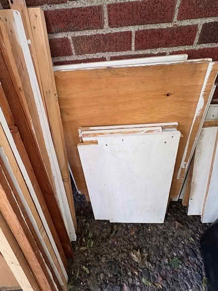 Photo of free Wood shelf parts (Roseville) #2