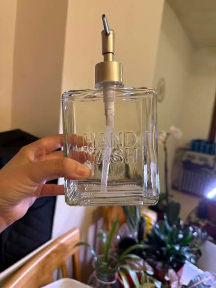 Photo of free Empty glass bottle for soap (Cliffside Park) #1