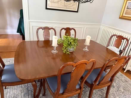 Photo of free Dining room table and chairs (Across from reservoir beach) #1