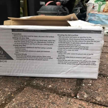 Photo of free 10 x White Floor Tiles (Leamington Spa (CV32)) #3