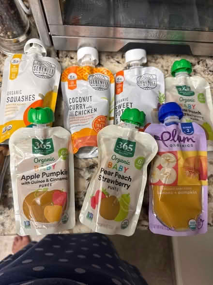 Photo of free 13 Organic Baby Food Pouches (Casselberry) #1