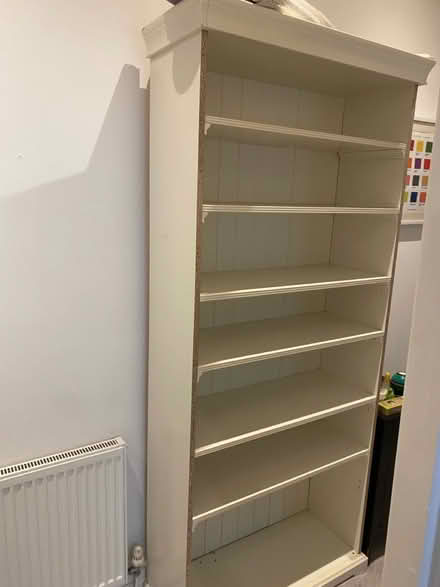 Photo of free Tall cream bookshelf (Sefton Park, L8) #1