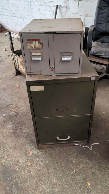 Photo of free Metal cabinets. (Bethesda LL57) #1