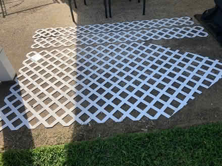 Photo of free 3 Scrap pieces of pvc lattice (Belford, NJ) #1