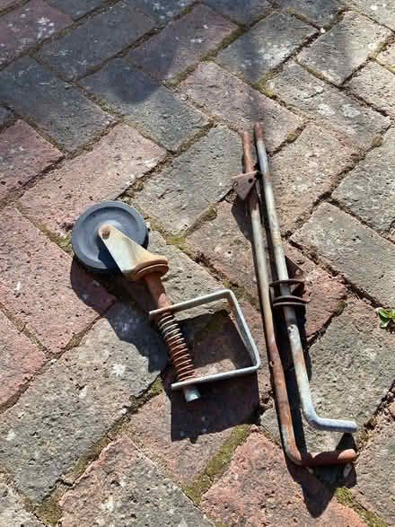 Photo of free Heavy drop bolt and jockey wheel for gate (Gosport PO12) #1