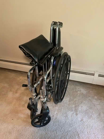 Photo of free Wheelchair with cushion & foot Rest (Rocky hill) #2