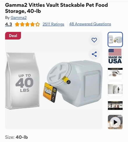 Photo of free Dog or cat food container (Bronxville) #2