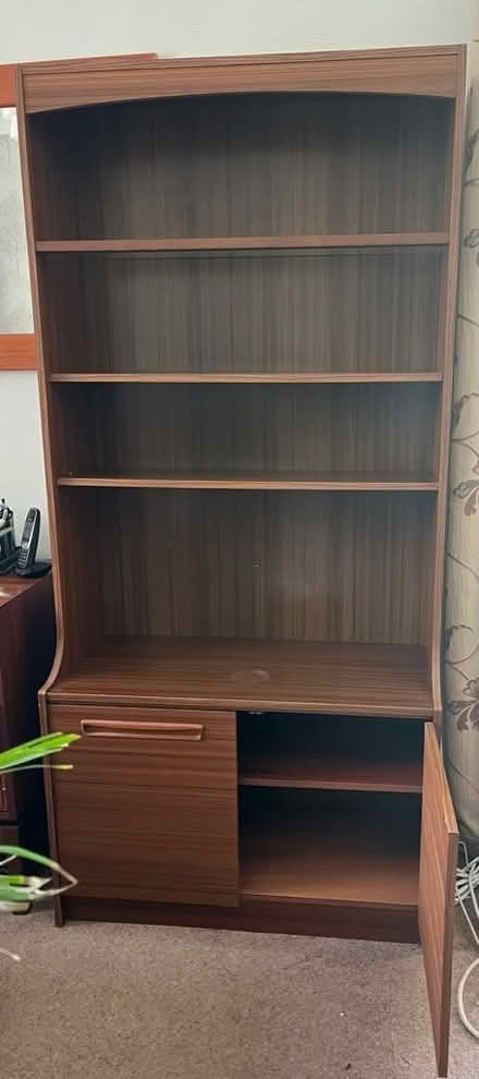 Photo of free Shelving unit with bottom cupboards. (South Bretton) #2